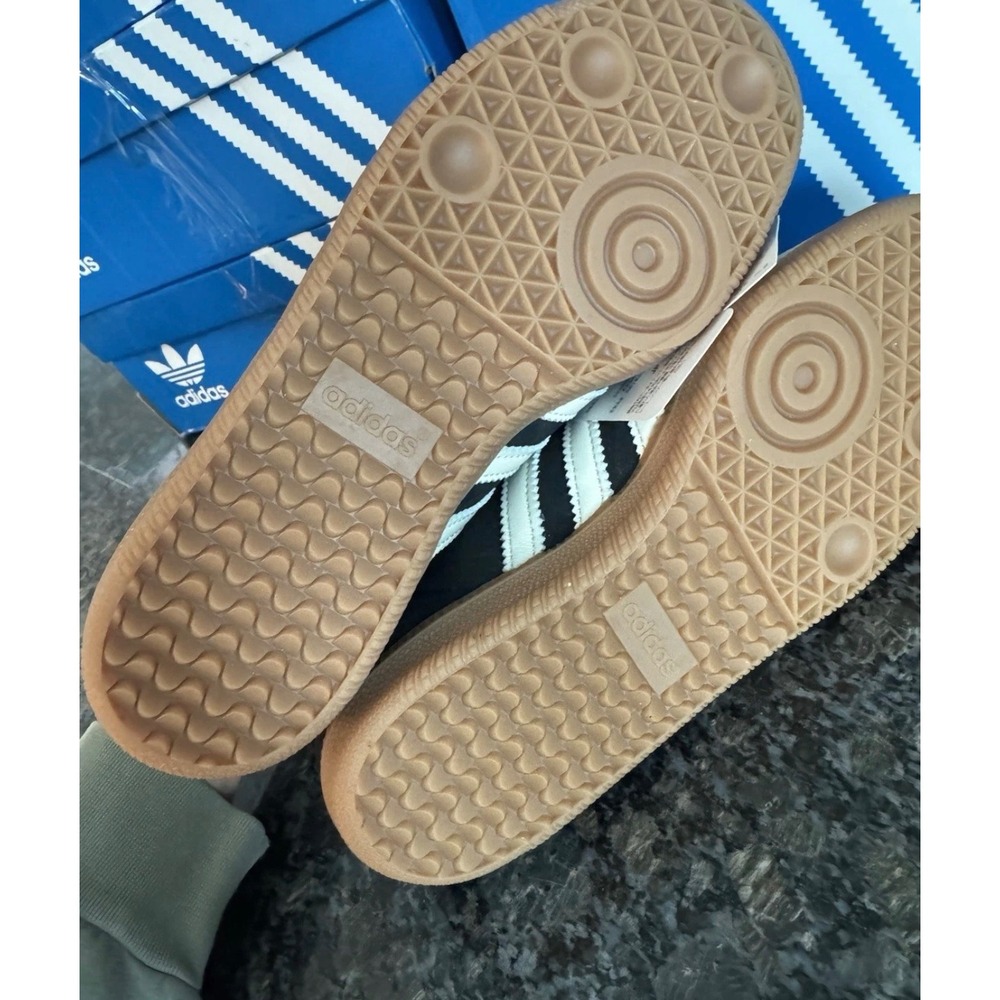Adidas Samba OG Core Black Wonder White Gum Suede Leather Sneakers IE5386 - Picture 6 of 7